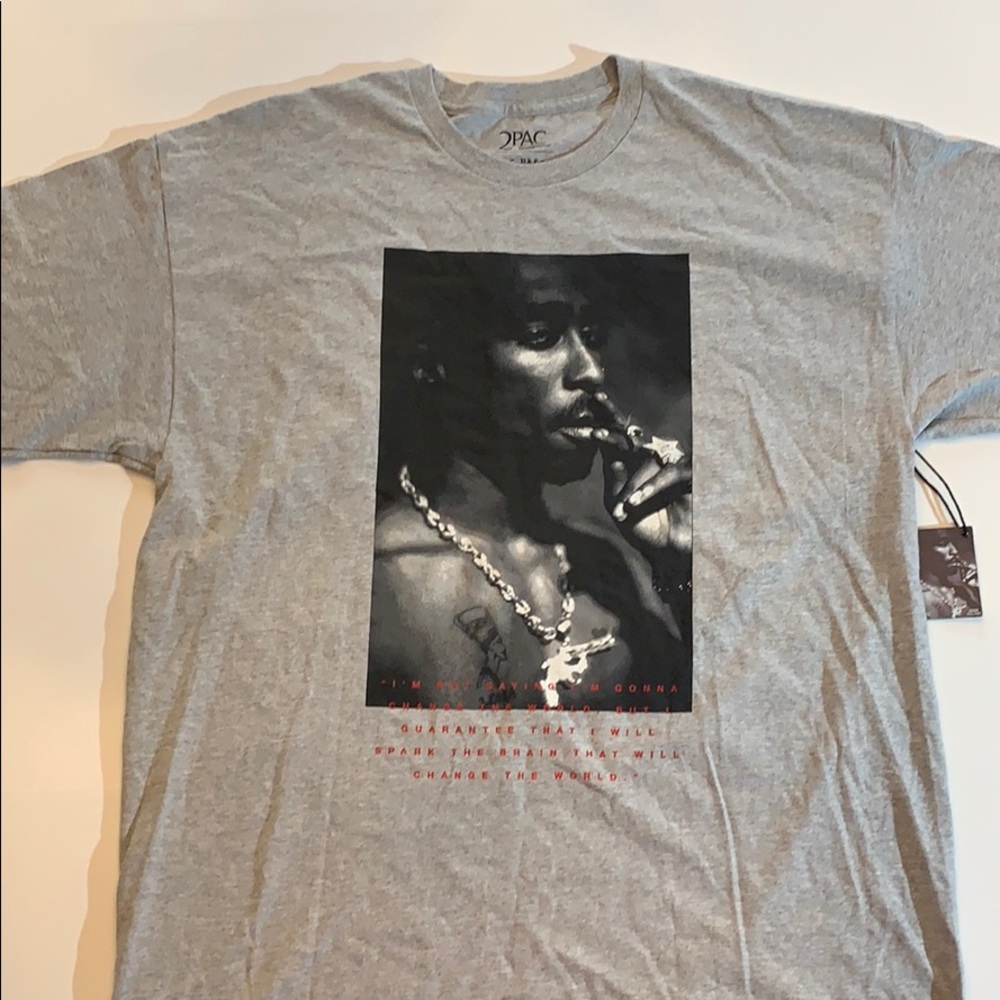 New 2Pac tee in grey
